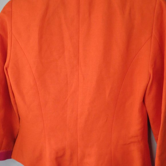 TABLE EIGHT - QUIRKY LINEN/VISCOSE BLEND JACKET - SIZE 8. - Picture 5 of 6